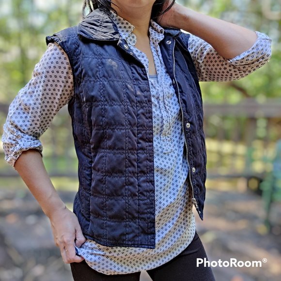 Faconnable Quilted Water Resistant Vest, Size XS - Picture 1 of 3